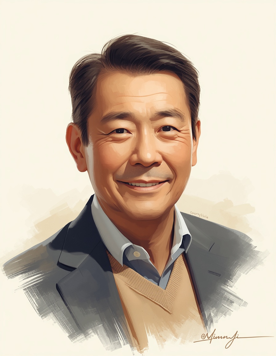 Personalized memorial portrait